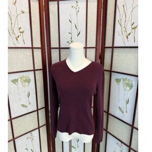 Tailor B. Moss Clothing Sweater Wine Size Small